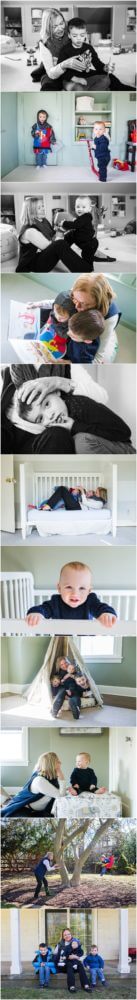 grandmother and grandson candid lifestyle portraits