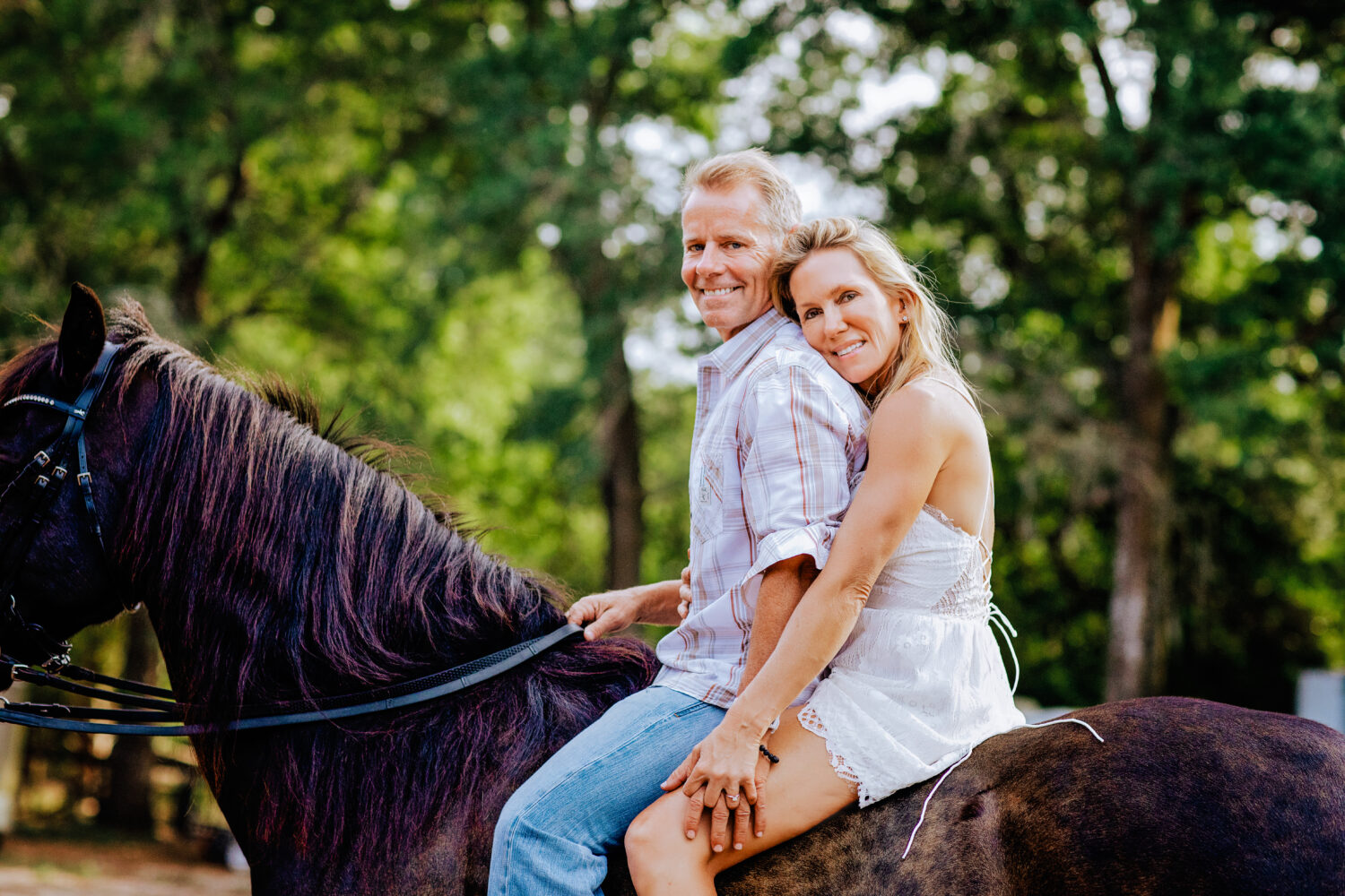 couple on a horse